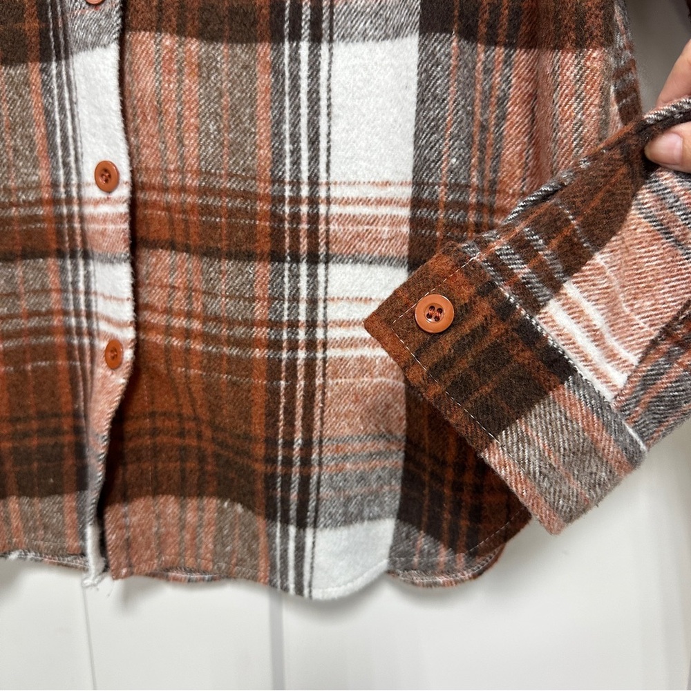 Plaid Flannel Jacket Size M - Picture 7 of 11